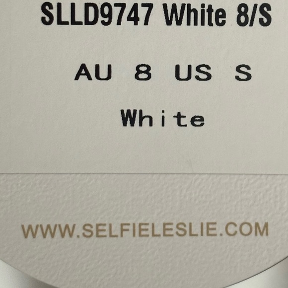 Selfie Leslie White Mini Dress - Picture 2 of 2